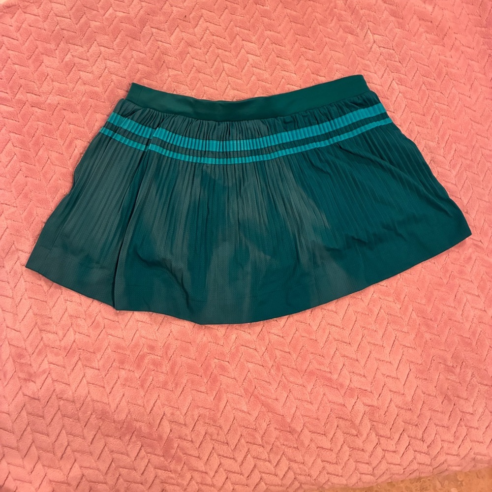 adidas Turquoise and Green Athletic Skirt - Picture 3 of 5